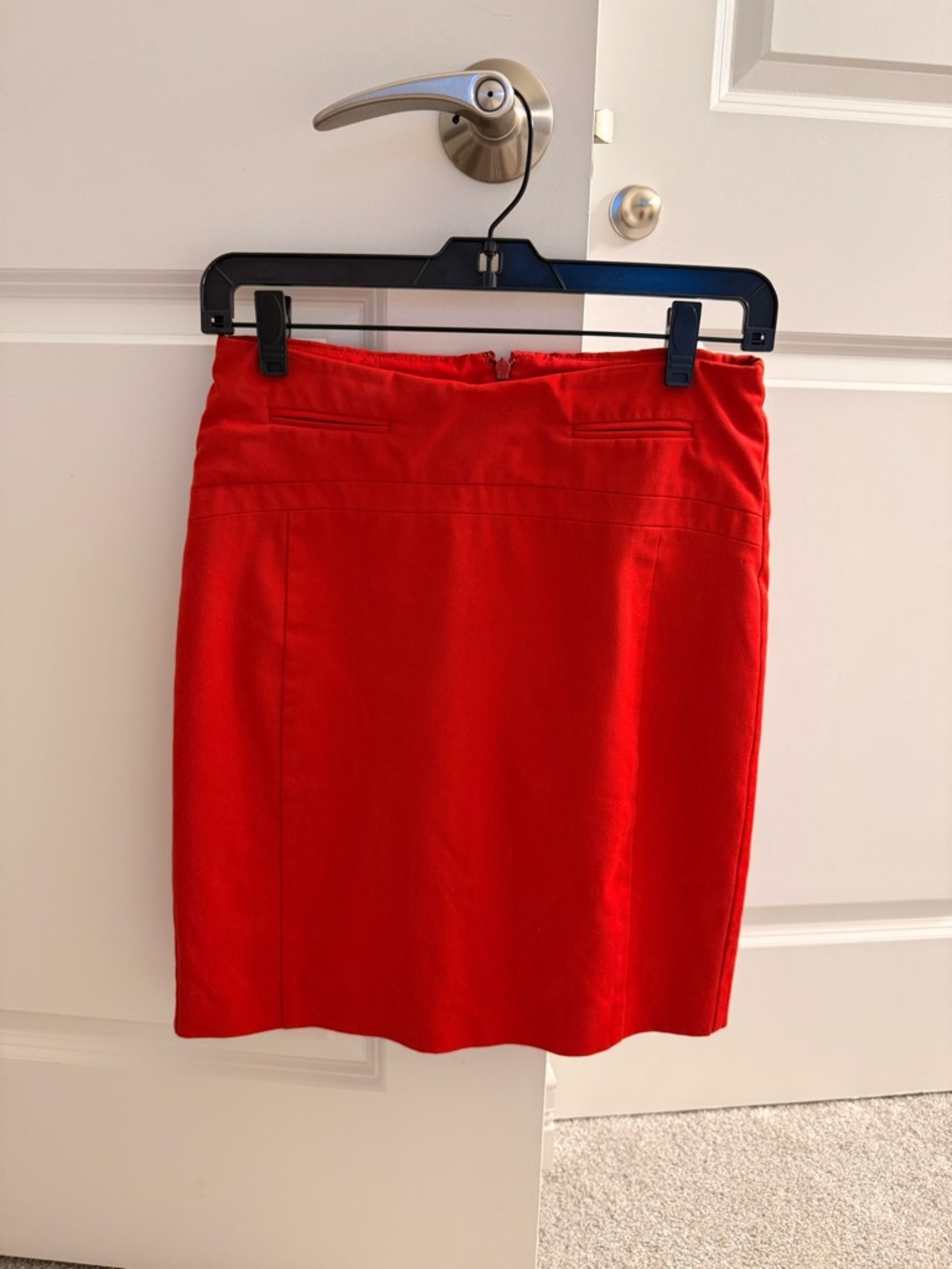 Express Red Pencil Skirt - Sleek Office Style